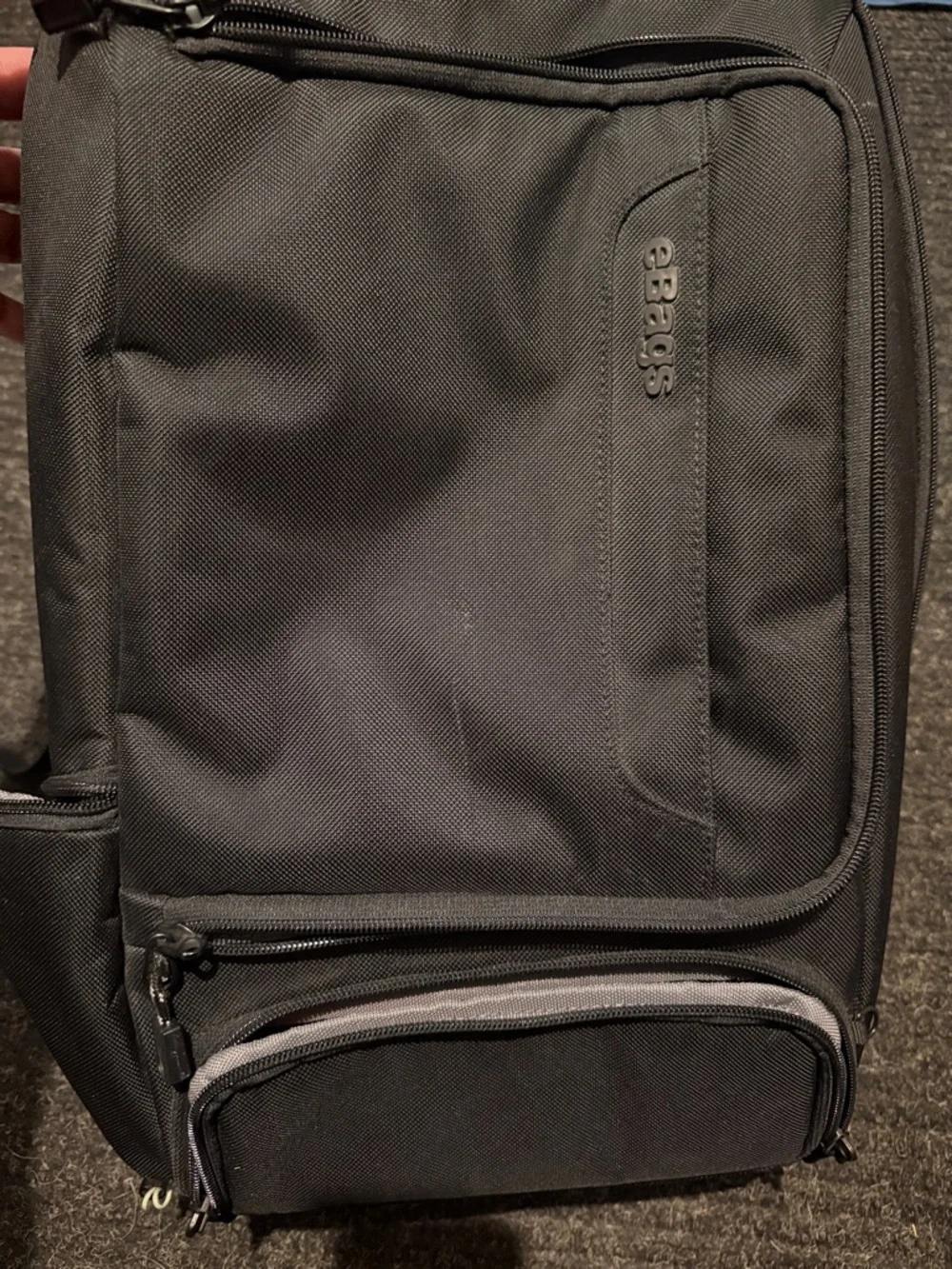 eBay Pro Slim Laptop Black Compact Travel Bag